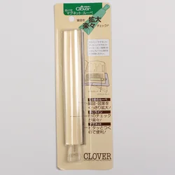 New Zoom Ruler, Semi-cylindrical Type, Magnifying Glass, Knit Embroidery, Reading Drawing Tool Clover 55-112, Manual