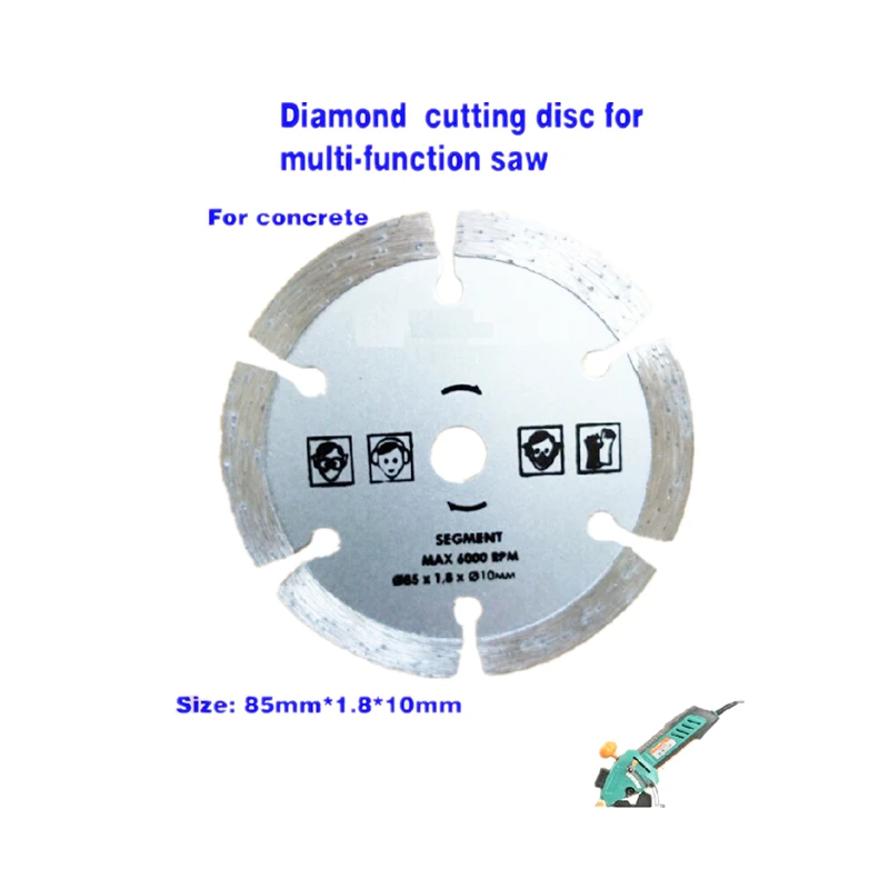 1set 3 in 1 TCT Circular Sawing Blade 85mm 24T Diamond Cutting Disc HSS Cut-off Saw Blades