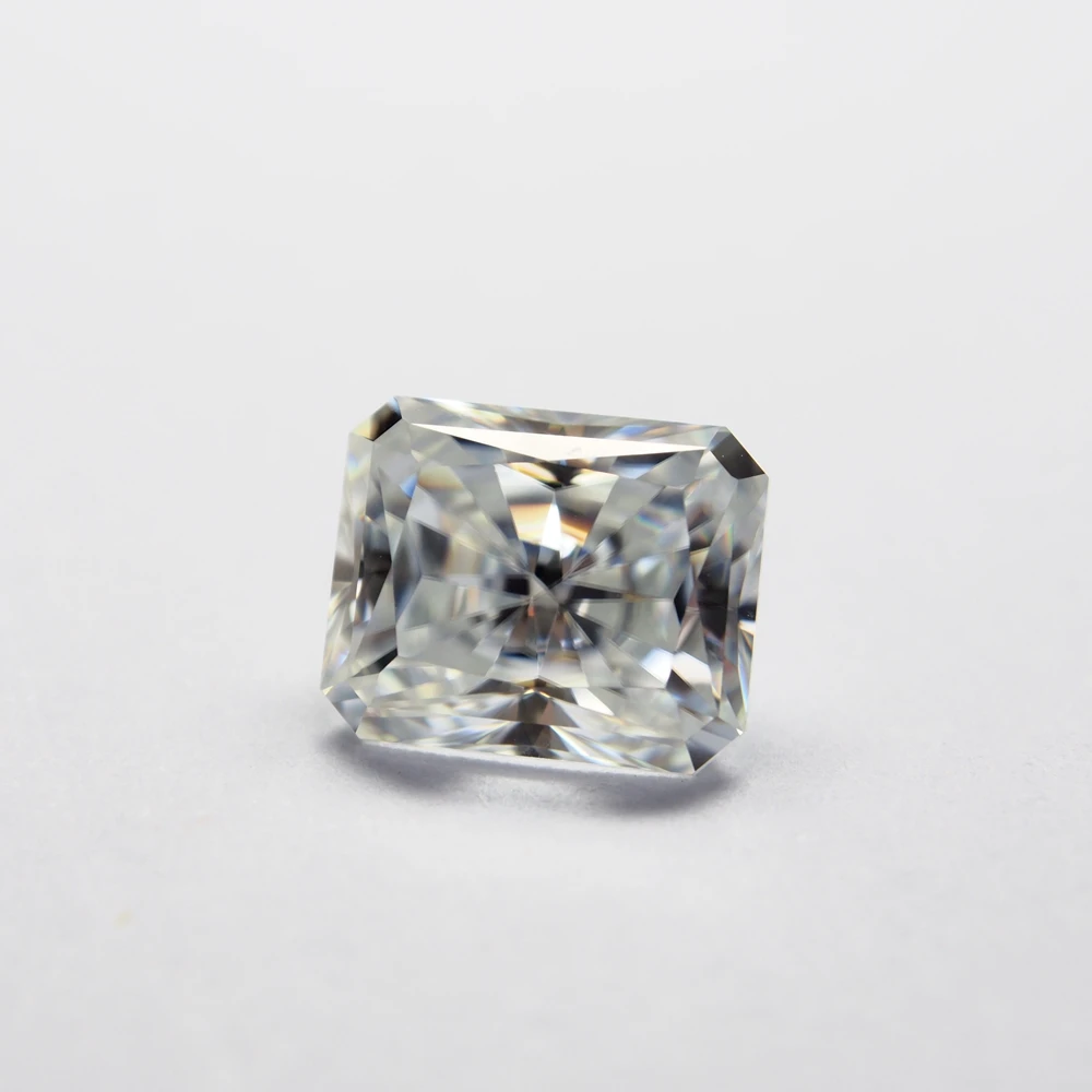 6*8mm Radiant Cut 1.67 carat White Moissanite Stone Loose Moissanite Diamond for Wedding Ring