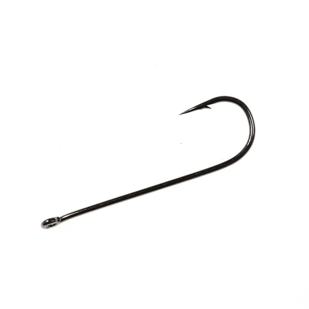 Bimoo 500PCS Barbed Fish Hook Baitholder Aberdeen Long Shank Fishing Hooks Fish Bait Holder Size10 9 6 4 3 2 1 2/0 3/0 wholesale