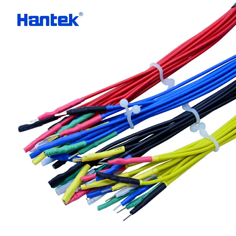 Hantek HT306 6-way Universal Breakout Leads for Automotive Oscilloscope Diagnostic 4 Sizes 0.6 mm, 1.5 mm, 2.3 mm and 2.8 mm