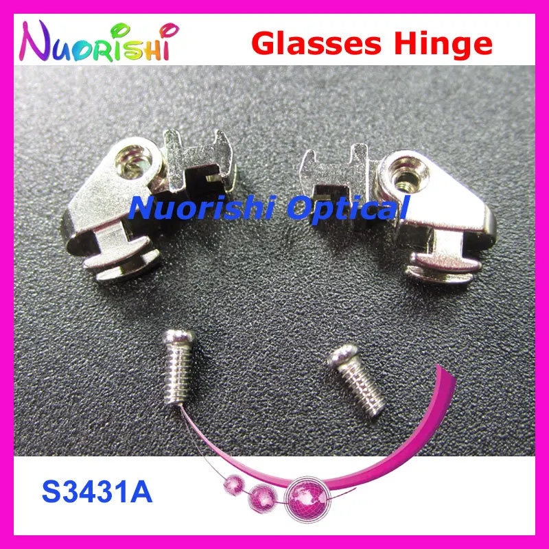 500sets or 1000pcs Good Quality Glasses Eyeglasses Eyewear Spring Hinge Screws S3431A S3433B Free Shipping