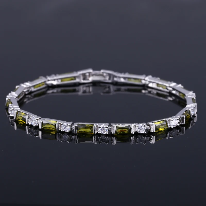 CWWZircons Modische CZ-Charm-Armbänder mit Roten, Grünen und Blauen Kristallen für Damen, Weihnachts- und Neujahrsgeschenk, Großhandel S0012 – Detail 10