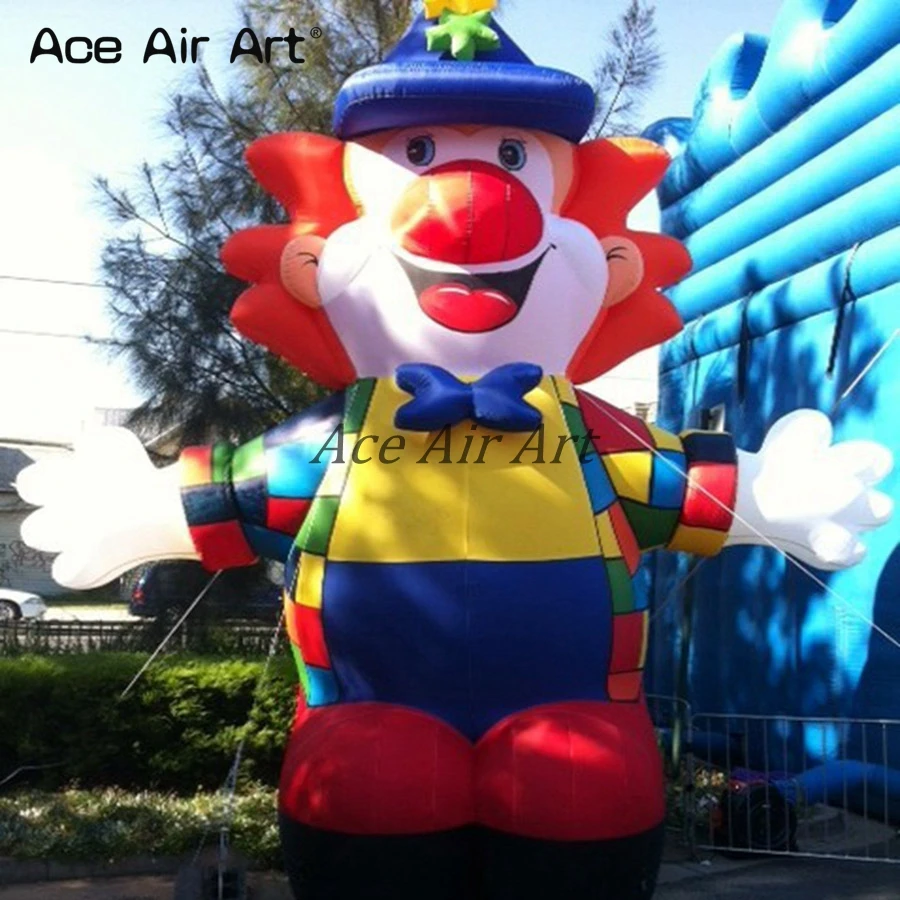 

4m H Advertising Giant Inflatable Cartoon Model Circus Clown for Entertainment Events