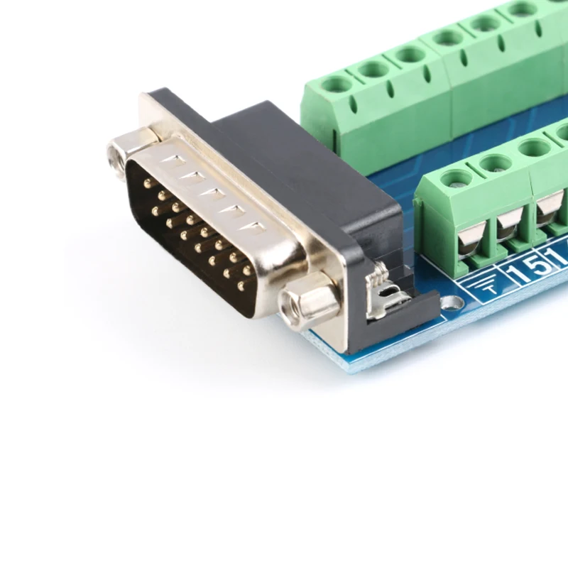 DB15 D-SUB VGA 15pin Female Male Adaptor Jack Terminal Breakout Papan PCB