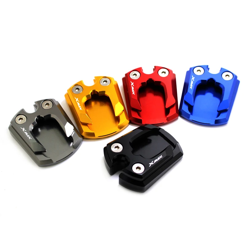 

Motorcycle CNC Side Stand Enlarge Plate Kickstand Extension Pad For XMAX 300 XMAX300 2017-2018