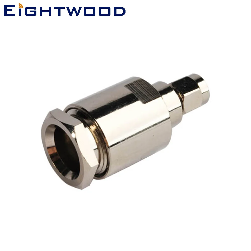 

Eightwood SMA Plug Male Clamp Attachment Straight RF Coaxial Connector Adapter for LMR400 RG213 RG8 RF Coaxial Cable 50 Ohm