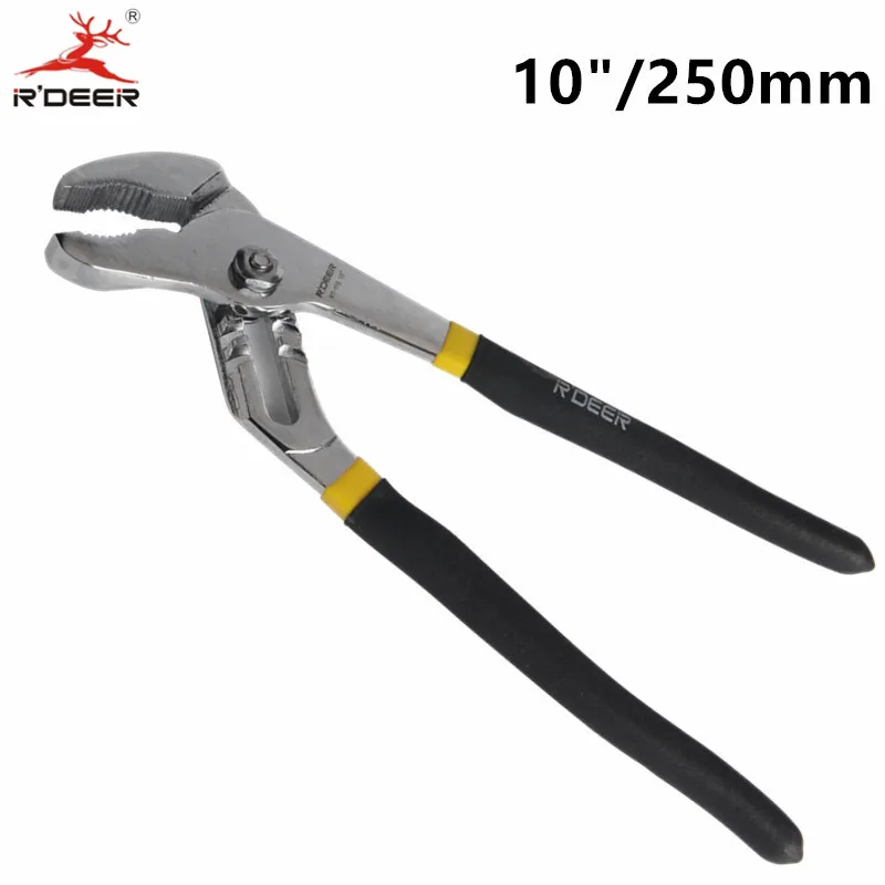 

RDEER 10" 250mm Water Pump Plier Multi-Grips Adjustable Wrench Plumbing Tools CR-V Hand Tools Multi-purpose