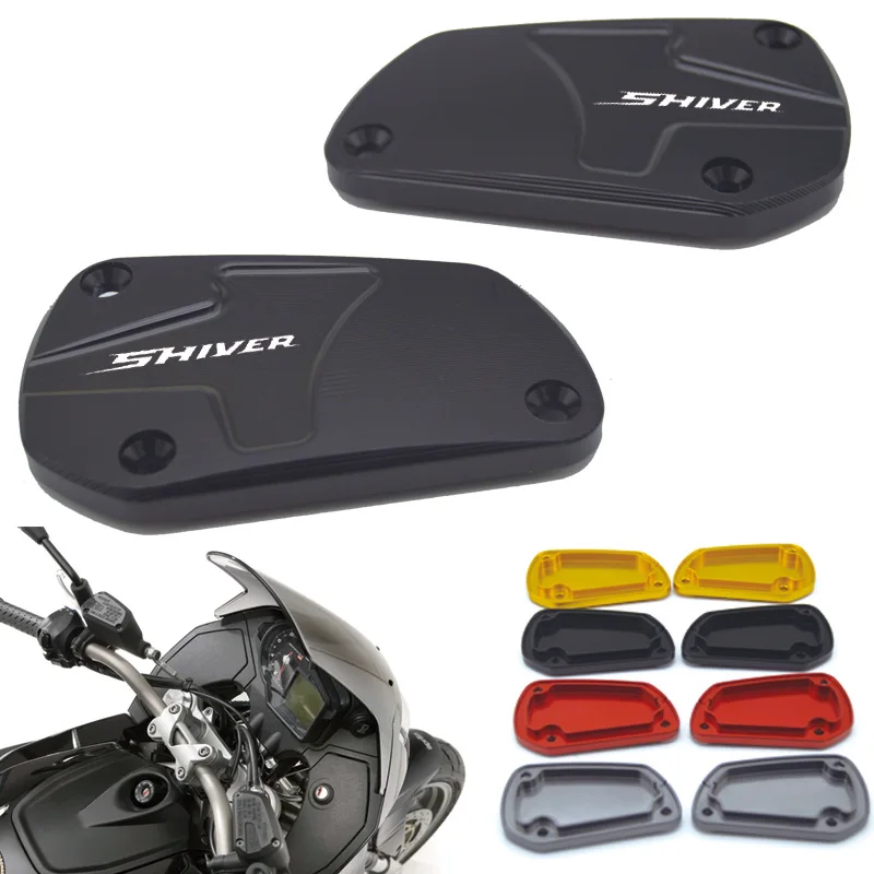 Motorcycle Front Brake Clutch Master Cylinder Fuel Tank Cap Reservoir Cover For Aprilia SHIVER900 SHIVER 900 2017 SHIVER GT