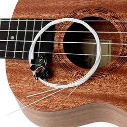 4 teile/satz Ukulele Saiten weiß Nylon Hawaii 4 Saiten Gitarre Ukulele 1.-4. Saiten Musik instrument Teile & Zubehör