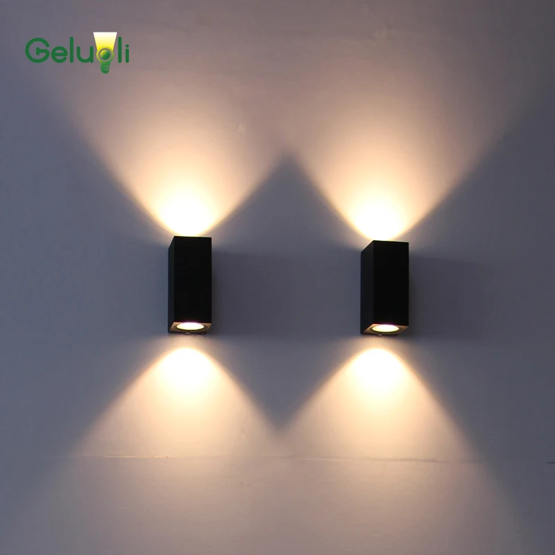 Outdoor Lighting, Indoor And Outdoor LED COB Wall Light, Balcony Corridor Wall Lamp  Stair Up Down Wall Sconce