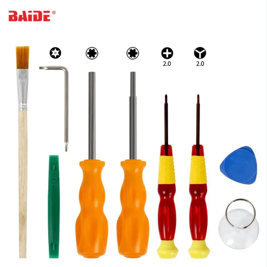 

9 in 1 Switch Screwdriver Kit With 3.8mm 4.5mm Screw Driver Tools for NES SNES N64 DS Lite GBA Game and Consoles Repair