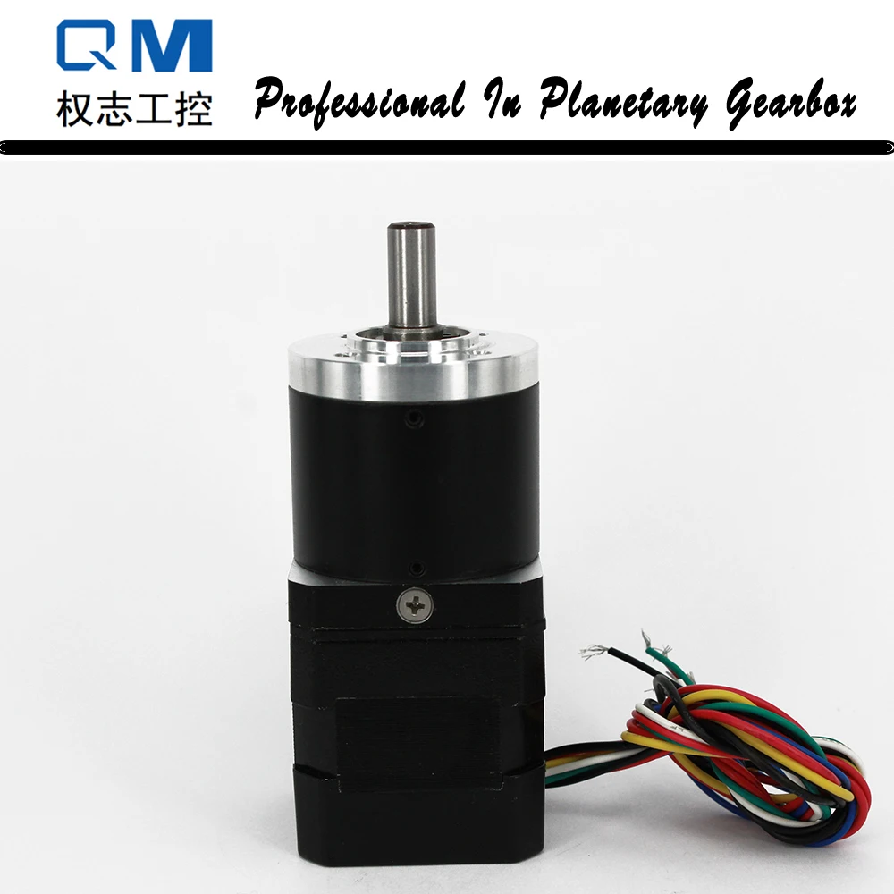 Planetary Gearbox Ratio 30:1 Metal Gear 25 Arcmin With 42-30W 24V BLDC Motor Geared Brushless DC Motor