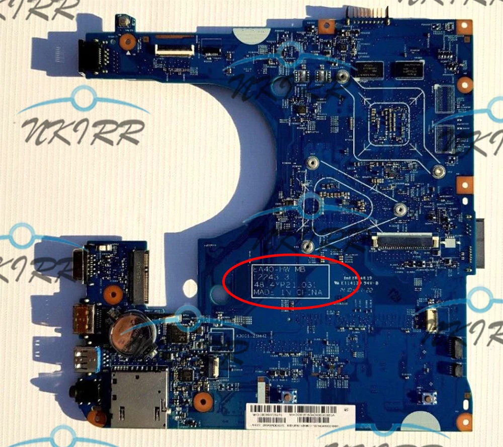 Imagem -04 - Placa-mãe para Aspire i7 i5 i3 Ea40-hw 122432 122433 Nbmdc11005 Nbmk111001 Nbm7v11003 E1472 E1-472p E1-432 E1-432g Tmp245-m