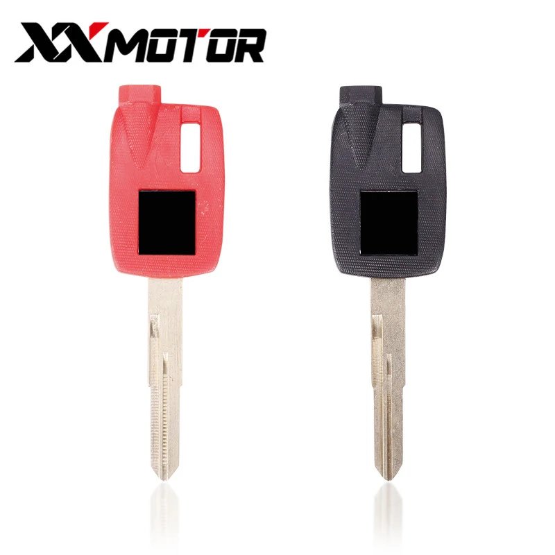 3PCS Motorcycle Uncut Blade Blank Key For Suzuki magnet Motorcycle Anti-theft lock keys AN250 AN400 AN650 Burgman Magnetic