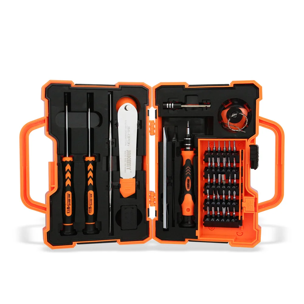 45 in 1 Professional Precision Screwdriver Set Hand Tool Box Set Spudger Tweezers Opening Tools for iPhone PC Repair Tools Kit