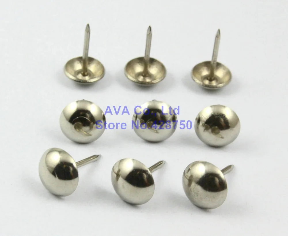 200 Pieces 11mm Silver Upholstery Tacks Nails