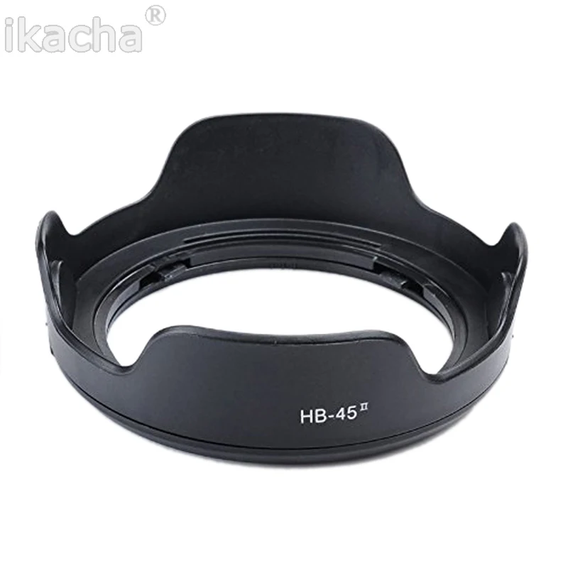 HB-45 II HB45II Camera Lens Hood Cho Nikon AF-S DX 18-55 mét f/3.5-5.6 gam VR/18-55 mét f3.5-5.6 gam VR HB45 Ống Kính Máy Ảnh