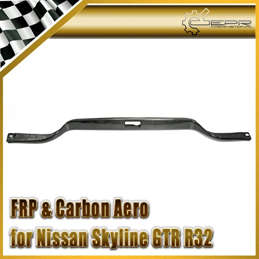 Car-styling For Nissan R32 Carbon Fiber Rear Boot Trim Glossy Fibre Bumper Garnish Accessories