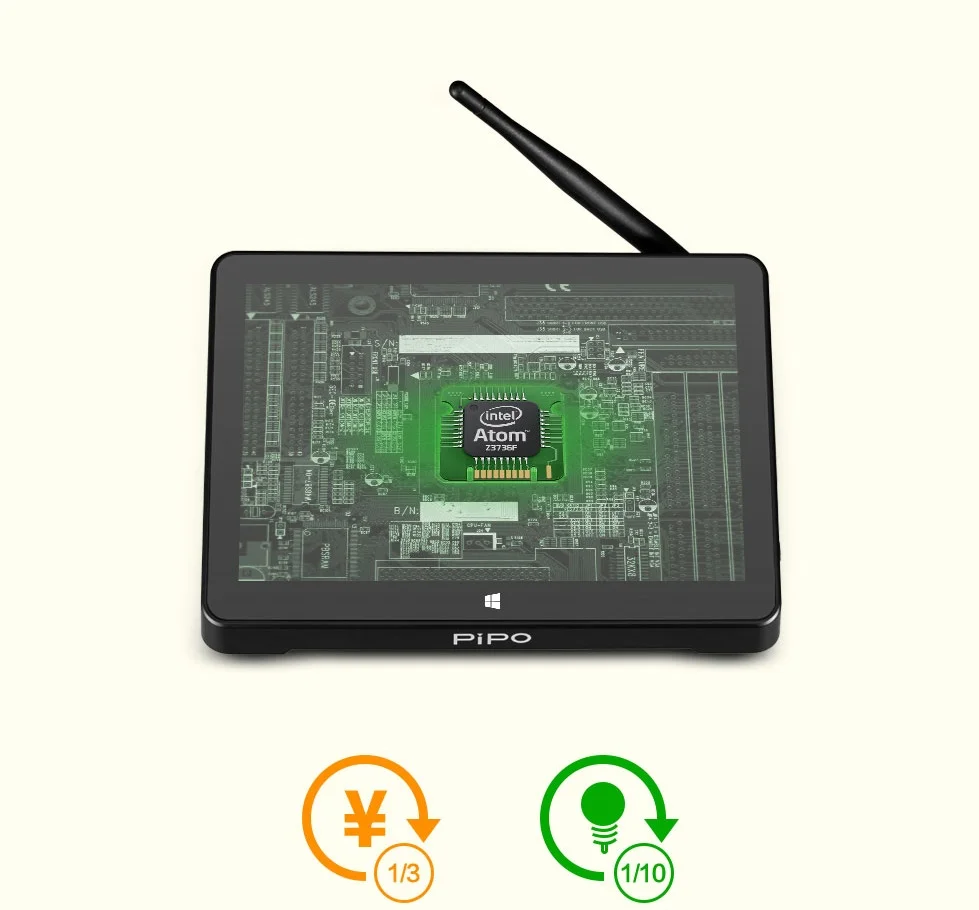 PIPO X8 Pro X8R Mini PC 7 inch 1280*800 Win10 / Android 7.1 / Linux Intel N4020/N3350/RK3288 2G/4G RAM 32G/64G ROM BT Tablet PC