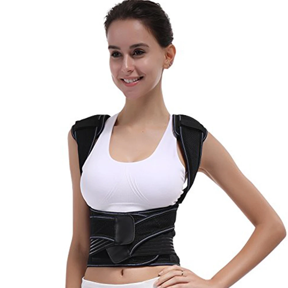 Breathable Posture Corrector  Back Lumbar Clavicle Shoulder Waist Aluminum Support New style HKJD-F001