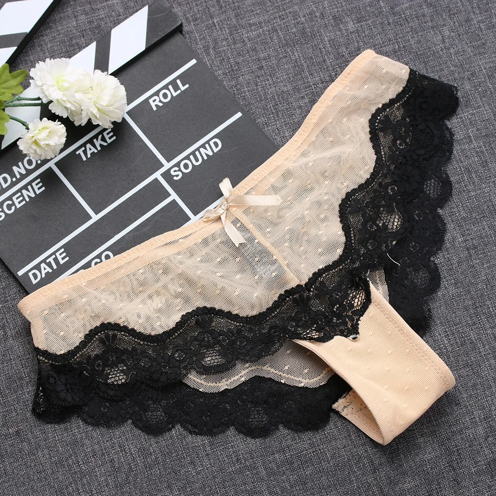 2020 Sexy Lace Women Panties Fashion Underpants Tempting Pretty Briefs Cotton Low Waist Cute Women Underwear Hipster Lingrie