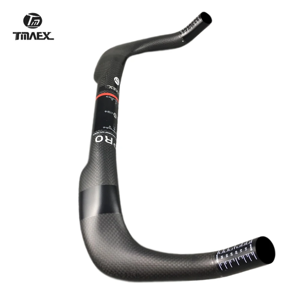 TMAEX-Ultra Light Carbon Handlebar, Rest Handlebar, TT Bar, Bike Parts, 31.8x380mm, 400mm, 420mm, 440mm