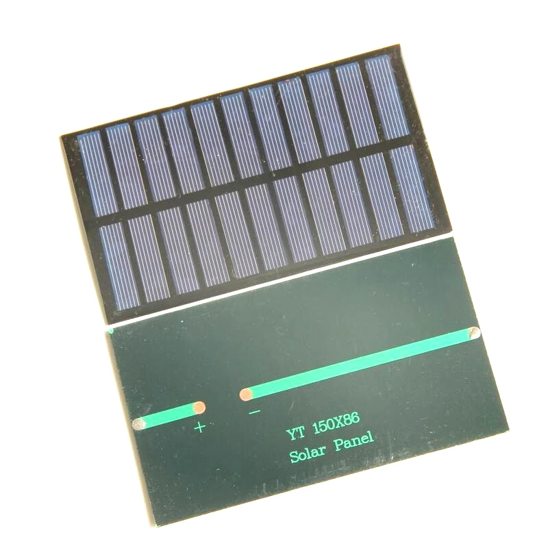 BUHESHUI 10pcs/lot 1.6W 5.5V Polycrystalline Solar Cells Solar Panels Solar Module DIY Solar Charger 150 *86* 3mm Free shipping