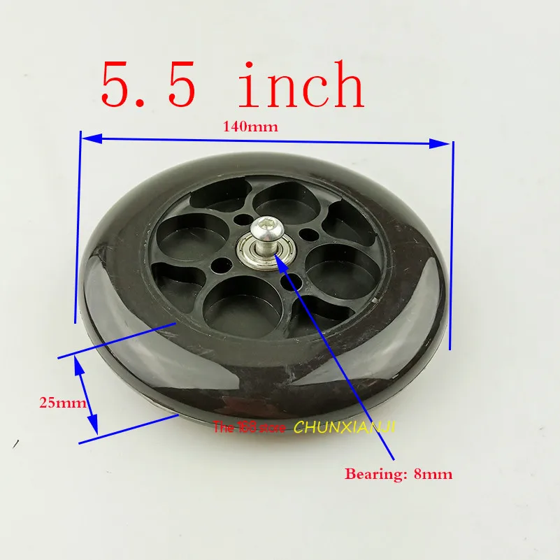 Lightning shipment 5.5 inch wheels  140 mm  5-1/2  for Electric scooter baby car trolley cart,caster 