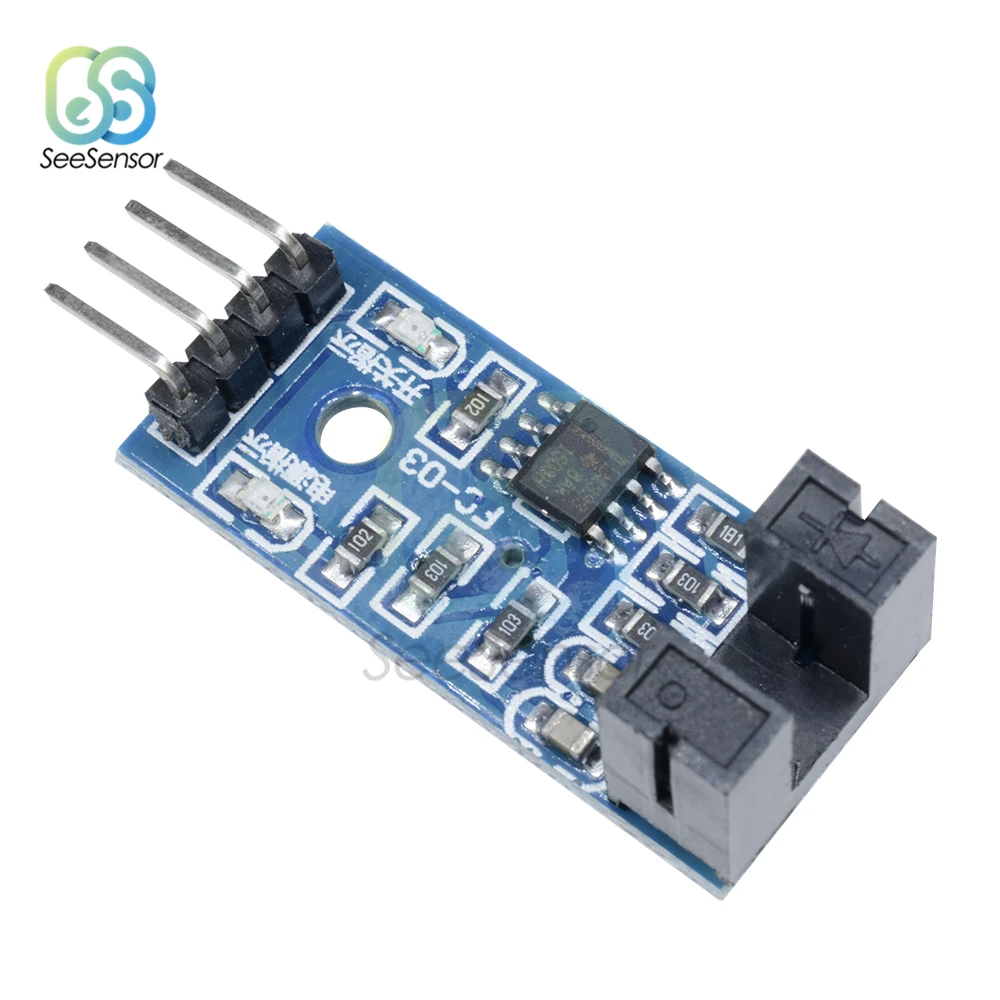 5Pcs Speed Sensor Module Slot-type IR Optocoupler LM393 For Arduino Groove Coupler Sensor 3.3V-5V Connect Relay Buzzer Module