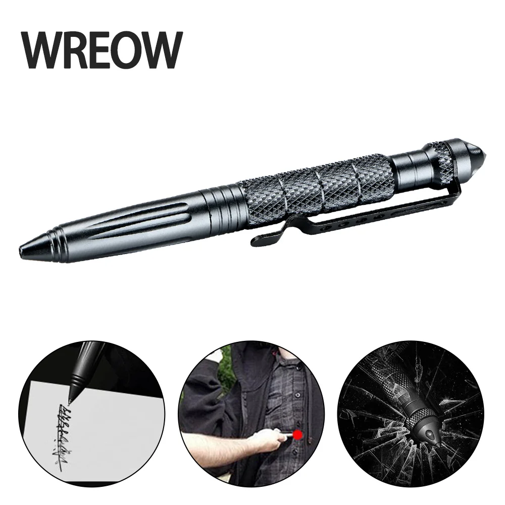 Pocket Pen Aviation Aluminum Anti-skid Military Self Defense Supplies Tactical Pen Outdoor Sport Defense Personal Survival Tool