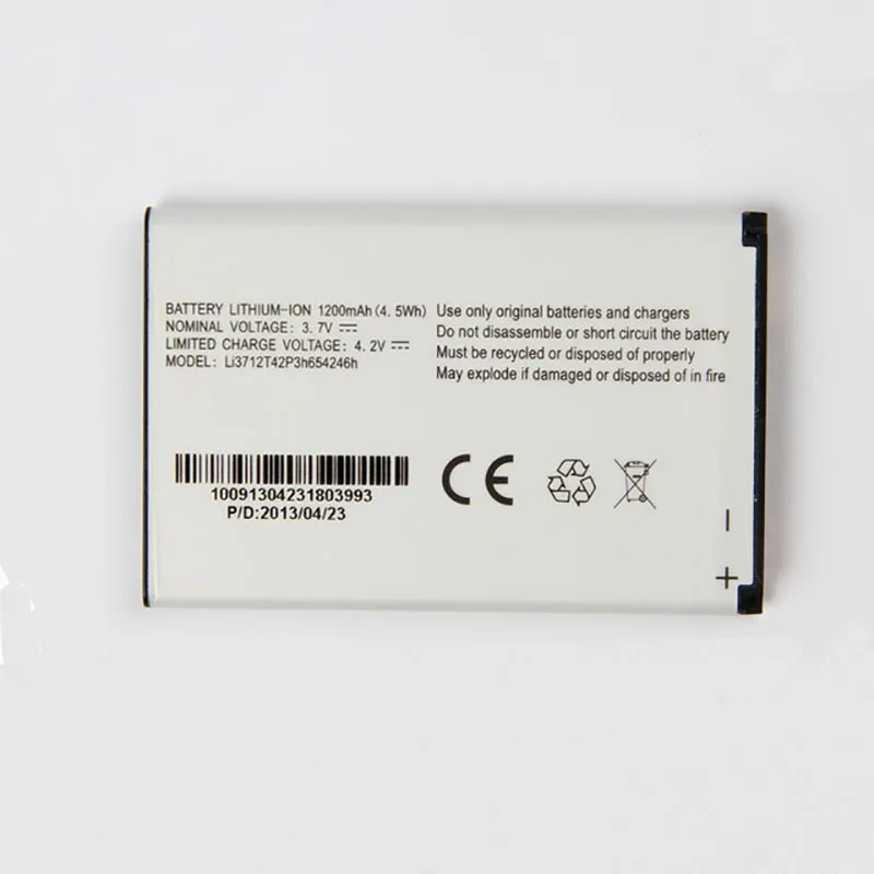 Original Li3712T42p3h654246h Phone battery For ZTE L530G U232 U281 U805 U806 X920 X925 V790 N790 N790s U790 R750