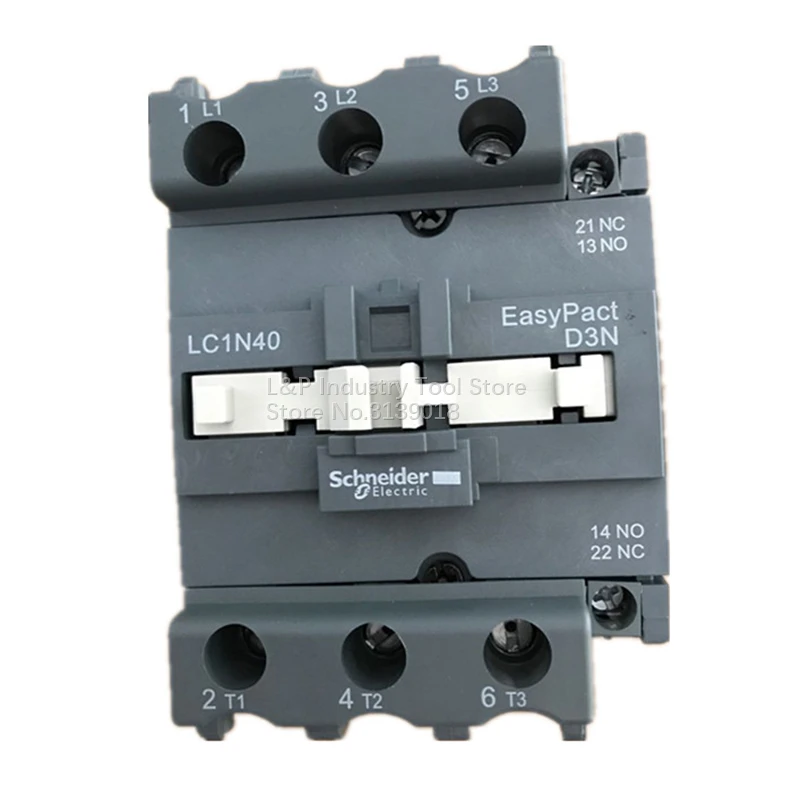 Imagem -03 - Schneider-contator de Circuito Elétrico Original China Lc1-e Easypact Série Tvs Lc1e40m5n 18.5kw380v 40a Atualizado para Lc1n40m5n Novo