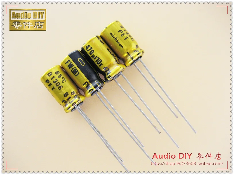 2020 hot sale 30PCS/50PCS Nichicon FW series 470uF/10V electrolytic capacitors for audio free shipping