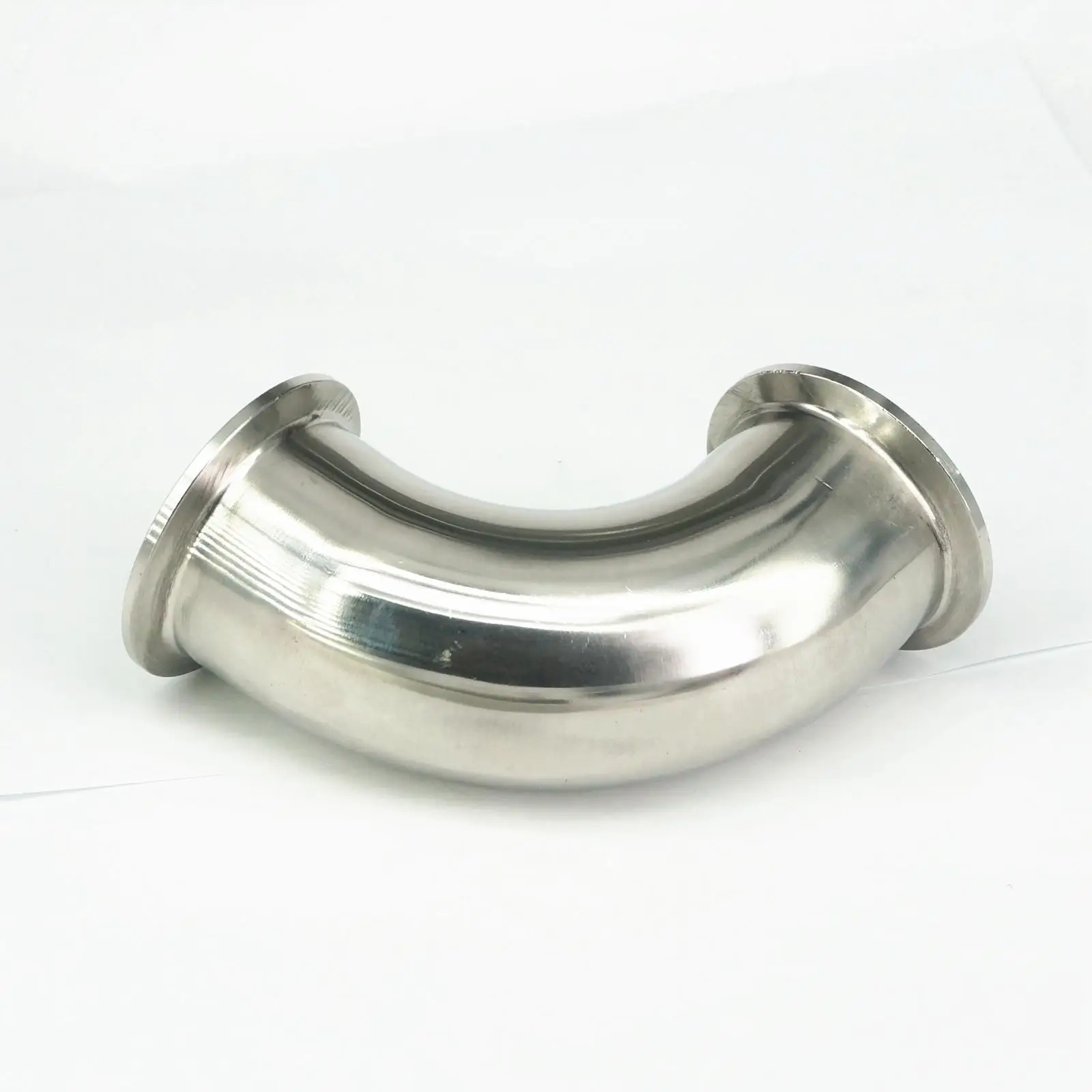 

1pc 2" Tri Clamp Sanitary 90 Degree Elbow 51mm Pipe OD 304 Stainless Steel Fitting 64mm Feerule OD For Homebrew