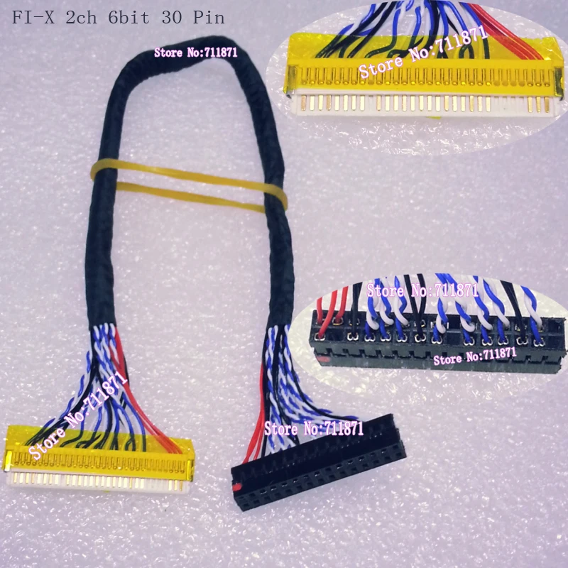 FI-X 30P LVDS 2ch 6bit LCD Screen Cable FIX 30P Double Six 6 LCD Screen Line FIX 30P S6 Screen Cable Usually use screen line