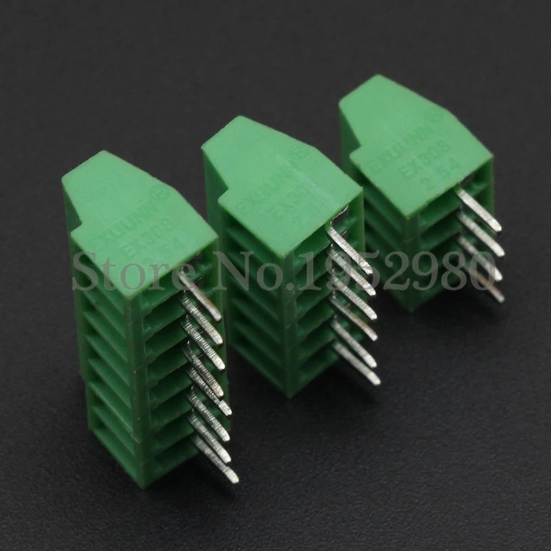 50PCS 2.54MM PCB Universal  Screw Terminal Blocks Connector KF128 2/3/4/5/6/7/8/9/10-12 Pin/Poles KF120 Straight Pin Copper RoHS