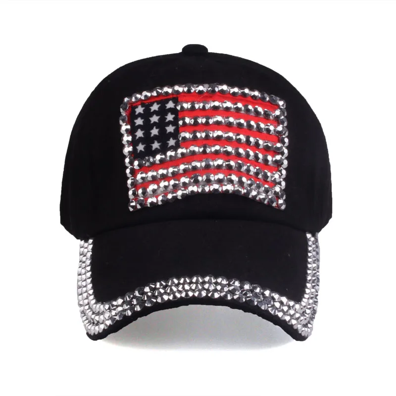 [YARBUU ]Brand Hat All The Year Round For Women And Men Rhinestone New Fashion Baseball Cap Denim Cap Hip Hop Snapback Hat