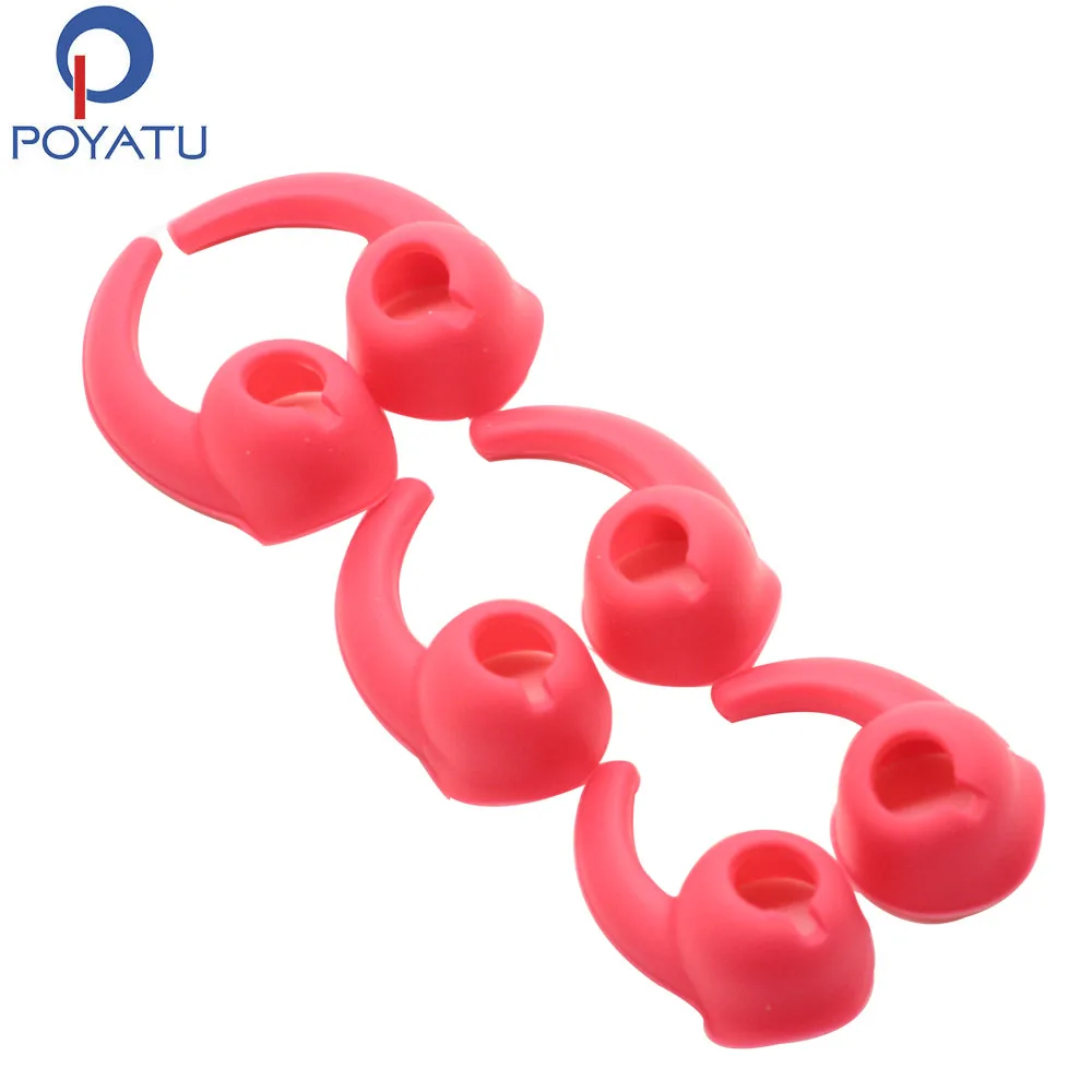 POYATU Earhook Silicone For Beats Tour 2.0 Tour2 Earhook In-Ear Stereo Earphones Headphones Replacement Earbuds Ear Hook S/M/L