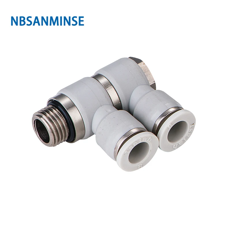 

NBSANMINSE 10Pcs/Lot PHT 2 1/2 Universal 360 Swivel Air Hose Connector Pneumatic Double Banjo Fittings Rotate Fitting