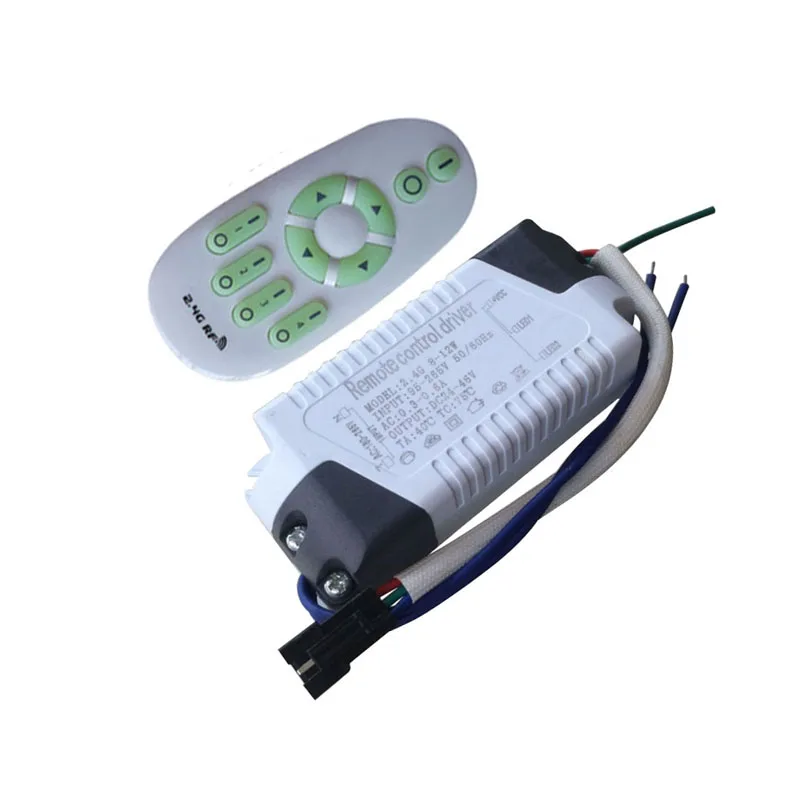 1X Hight quality 8-12W 2.4G constant current double color led driver with 2.4G led remote controller