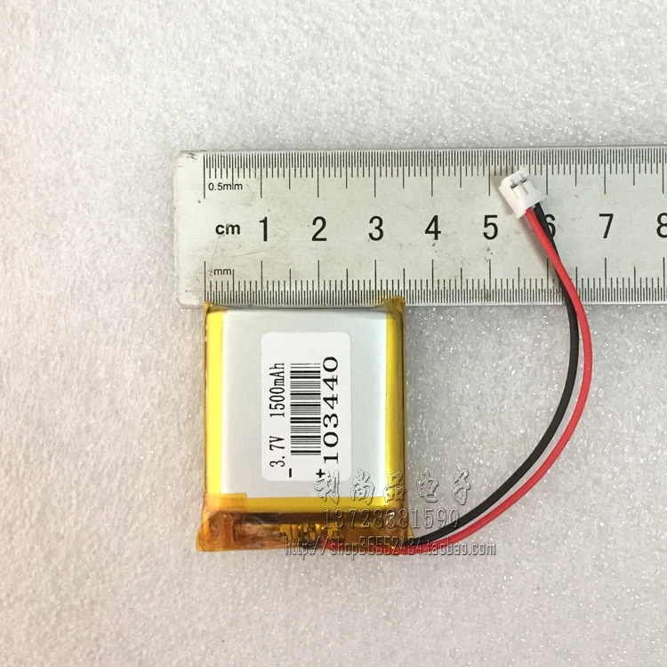 3,7 v 1500 mah polymer lithium-batterie kleinen platz MP3 Bluetooth lautsprecher 103440