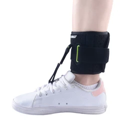 Ajustável Drop Foot Brace, AFO AFOs Support Strap, Curso de elevador, tamanho universal