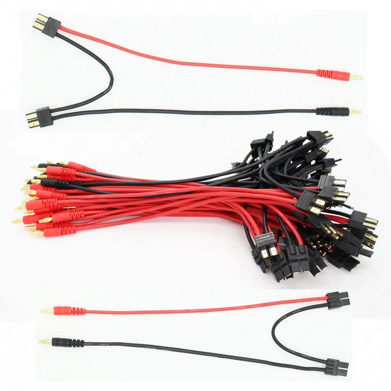 

Factory selling directly 50pcs / lot banana 4.0 plug charge cable with Trax connectors in serial connection