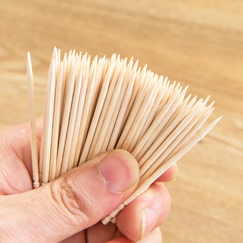 Disposable Wood Toothpick Restaurants Toothpicks Decorative Wooden Toothpicks Wood Tooth Picks