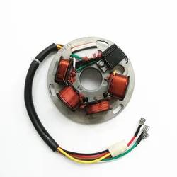 For PIAGGIO VESPA PX125 PX150 PX200 PX125-150-200e PX 125 150 200 Motorcycle Generator Stator Engine Coil 217983 6 Poles Plate