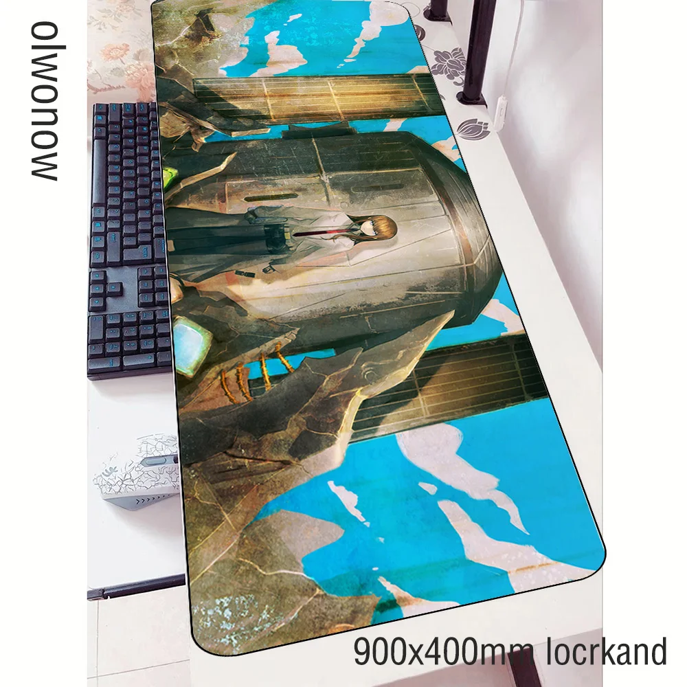 steins gate mouse pad gamer Christmas gifts 90x40cm notbook mouse mat gaming mousepad large best pad mouse PC desk padmouse mats