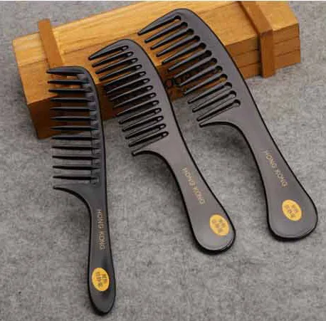 

by DHL 500Pcs/Lot Free Shipping Black Salon Anti-static Hairdressing Hair Cutting Plastic Comb Tool 38 Styles choosable