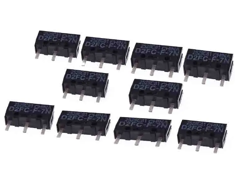 20PCS OMRON Micro Switch Microswitch D2FC-F-7N For Mouse Button Fretting D2F-J Microswitch