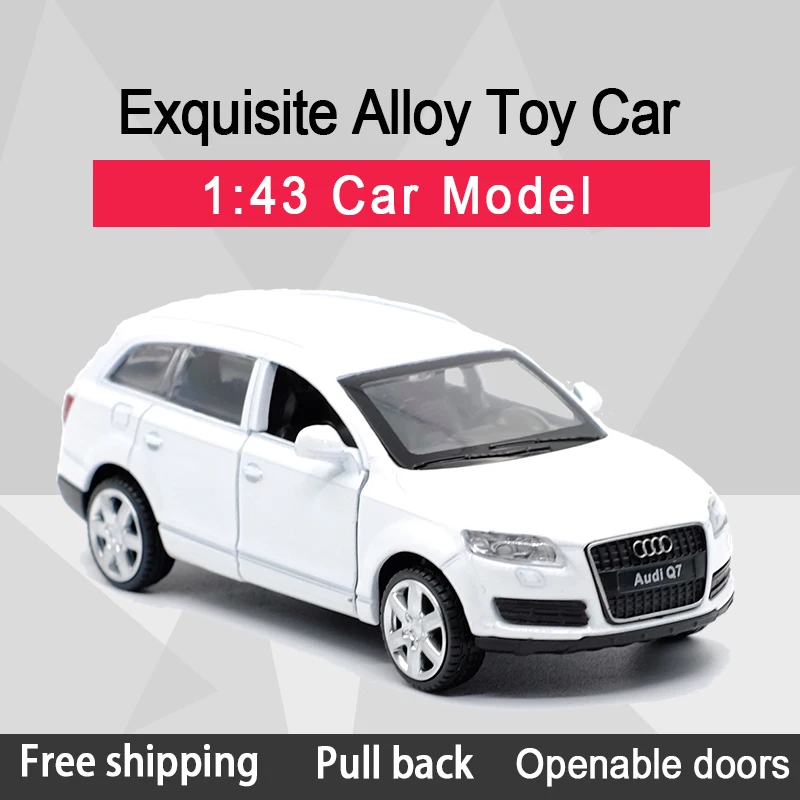 

New Arrival Caipo 1:43 Q7 Alloy Diecast Car Model Toy With Pull Back /For Kids Gifts /Educational Toy Collection